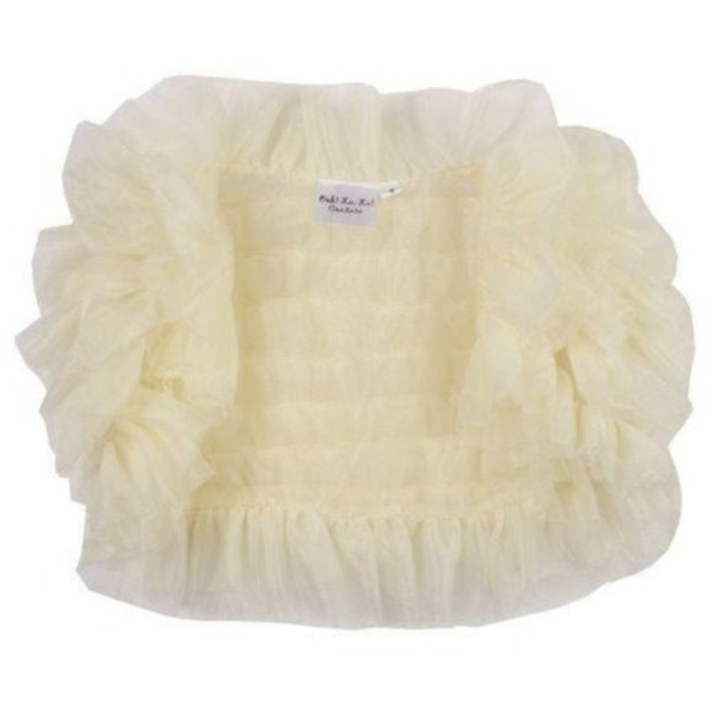 Ooh La La Couture Champagne Ruffle Shrug‎ 14 Years